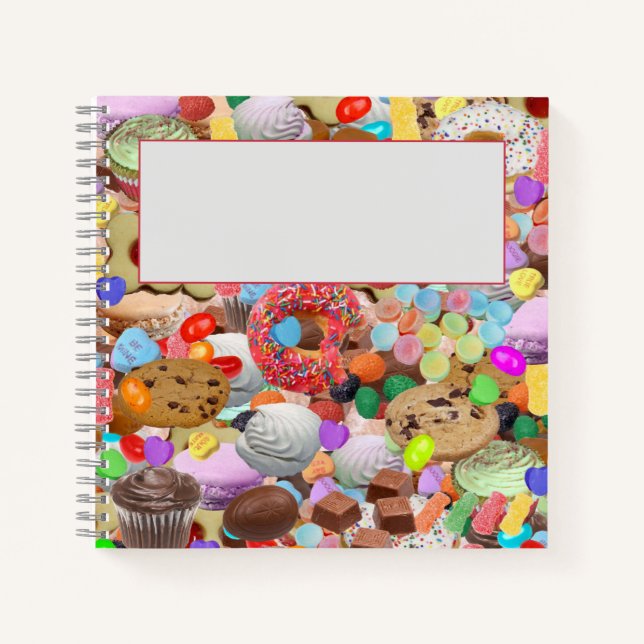 Sweet treats notizbuch (Vorderseite)