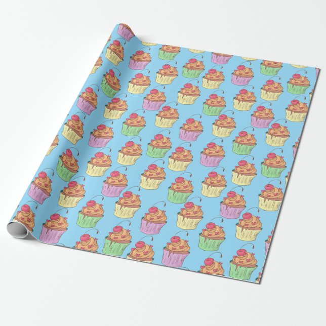 Sweet Treats Wrapping Paper Geschenkpapier (Ungerollt)