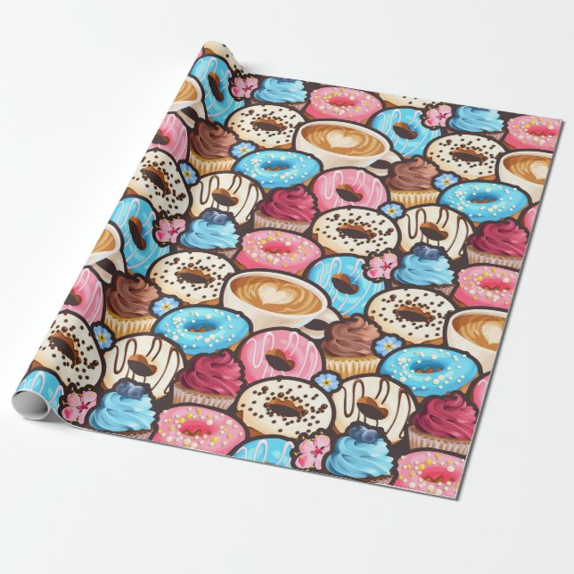 Sweet Treats Wrapping Paper Geschenkpapier (Ungerollt)