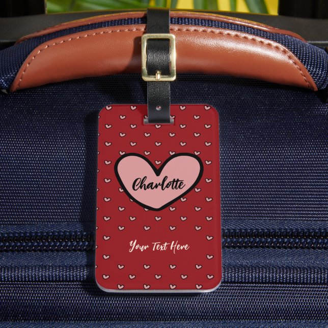 Sweet Trendy Business Logo Company Corporate Promo Gepäckanhänger (Vorderseite Insitu 2)