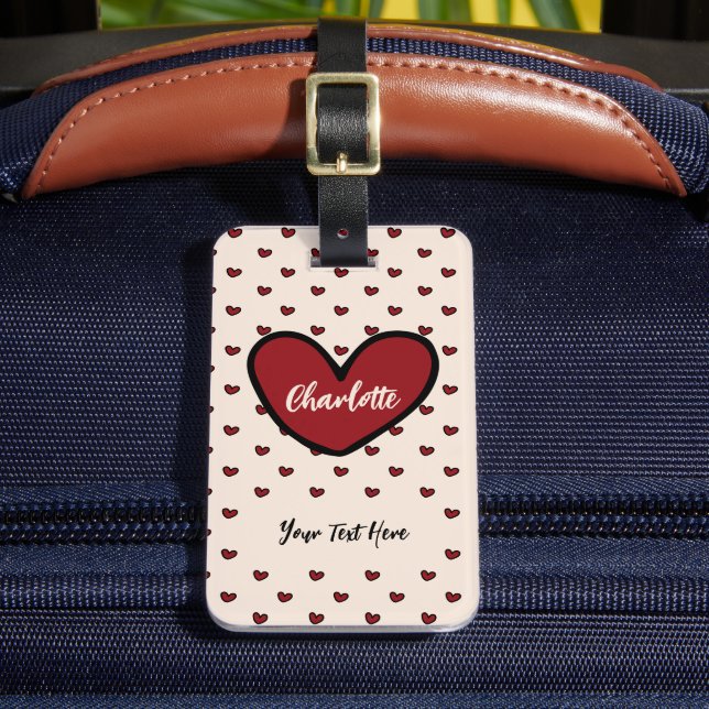 Sweet Trendy Business Logo Company Corporate Promo Gepäckanhänger (Vorderseite Insitu 2)