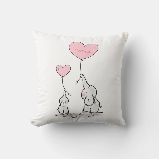 Sweet Trendy Elefant Kissen (Vorderseite)