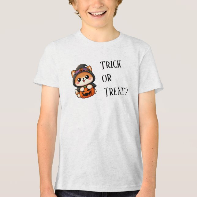 Sweet Trick or Treat Tri-Blend Shirt (Vorderseite)
