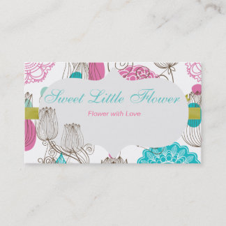 Sweet Tulip Blume Business Card Visitenkarte