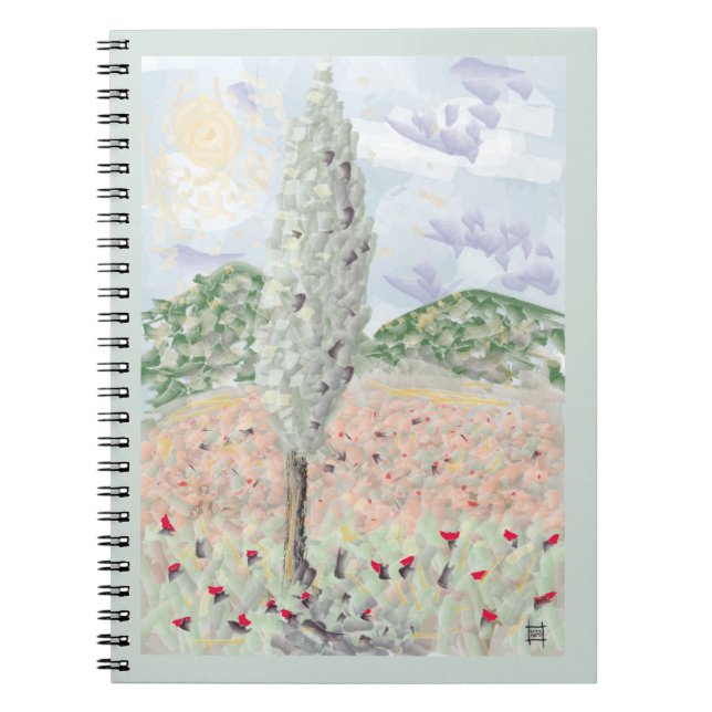 SWEET TUSCANY - Spiral Foto Notebook Notizblock (Vorderseite)