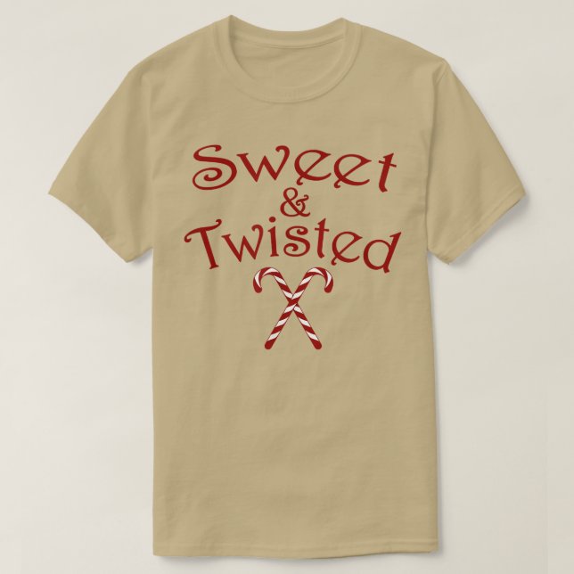 Sweet & Twisted Candy Canes 1615 T-Shirt (Design vorne)