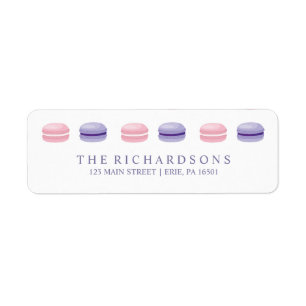 Sweet und Chic Pink und Lila französische Macarons