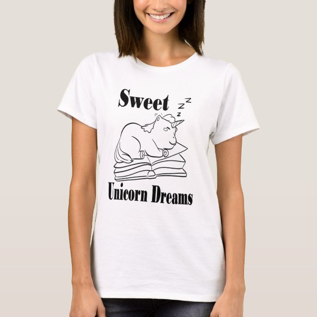 Sweet Unicorn Dreams Tee Shirt - BL (Vorderseite)