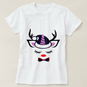 Sweet Unicorn Gesicht T-Shirt