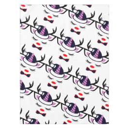 Sweet Unicorn Gesicht Tischdecke