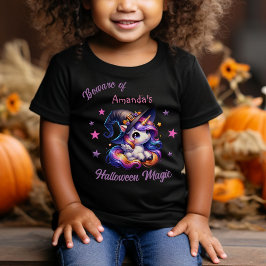Sweet Unicorn Girls Halloween Individuelle Name Baby T-shirt