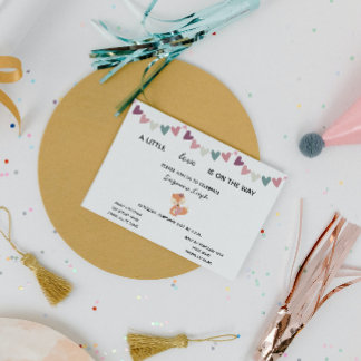 Sweet Valentine Baby Dusche Einladung