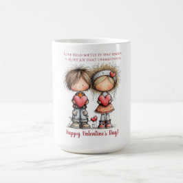 Sweet Valentine Friends – Whimsical Kids  Kaffeetasse