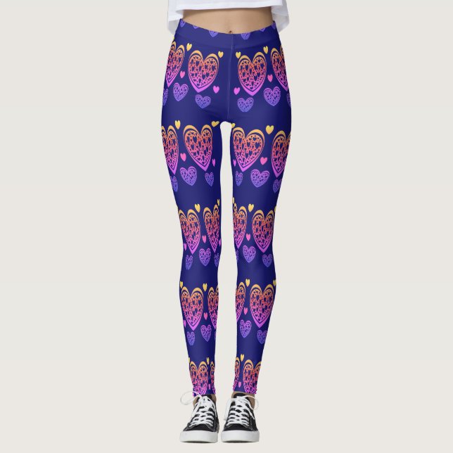 Sweet Valentine/Kompression Fit Leggings (Vorderseite)