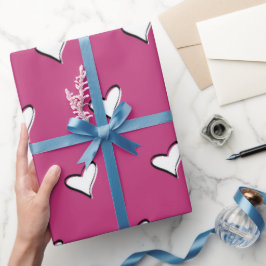 Sweet Valentine's Day Liebe Herz Geschenkpapier