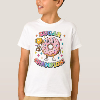 Sweet Victory – Donut Holding Trophy Tee