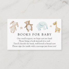 Sweet Vintag Baby Toys Books for Baby insert card