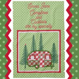 Sweet Vintag Camper Trailer Urlaub Geschirrtuch