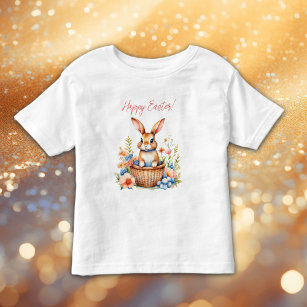 Sweet Vintag Happy Oaster Bunny Rabbit Kleinkind T-shirt