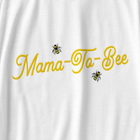 Sweet Vintag Inspiriert Script Mama-to-Bee T - Shi