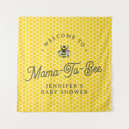 Sweet Vintag Mama-to-Bee Baby Dusche Begrüßungszei Wandteppich