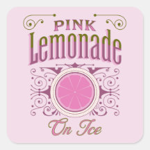 Sweet Vintag rosa Lemonade on Ice