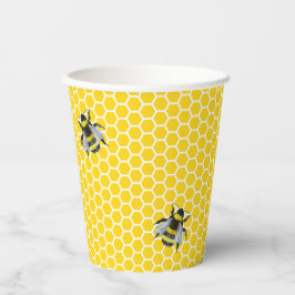 Sweet Vintage Mama-to-Bee-Gelbe Babydusche Pappbecher