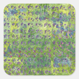 Sweet Violets 2012 Quadratischer Aufkleber