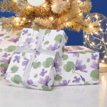 Sweet Violets Gift Wrap