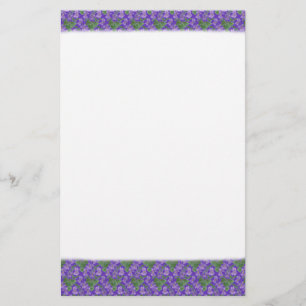 Sweet Violets Stationery, Papier
