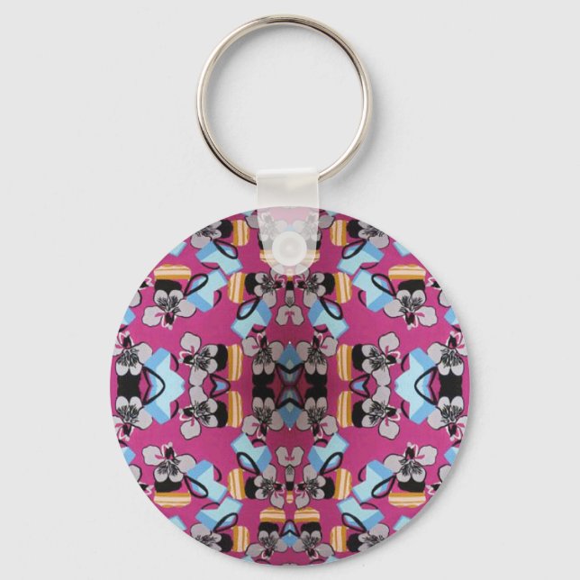 Sweet-Violetten und Möbel Schlüsselanhänger (Vorderseite)