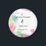 Sweet Watercolor Boho Wedding Magnet<br><div class="desc">Diese mit Liebe und Sorgfalt entworfenen Designs zeichnen sich durch ein zartes Aquarellwerk aus,  das die Schönheit und das Wesen einer böhmischen Hochzeit erahnen lässt. Die sanften Pinselstriche und Pastelltöne des Aquarelldesigns schaffen eine romantische und bezaubernde Atmosphäre,  die perfekt für Ihren besondere Anlass ist.</div>