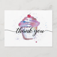 Sweet Watercolor cupcake Kein Logo Bäckerei