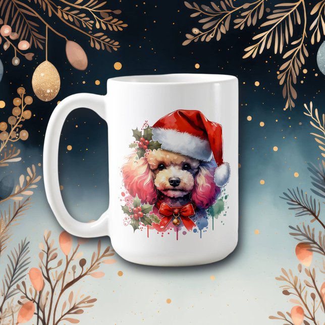 Sweet Watercolor Poodle Personalisiert Kaffeetasse (Von Creator hochgeladen)