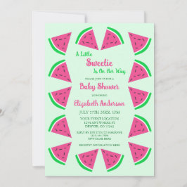 Sweet Watermelon Baby Dusche Einladung