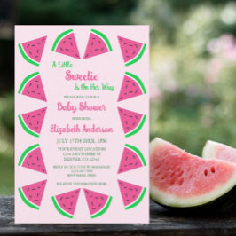 Sweet Watermelon Baby Dusche Einladung