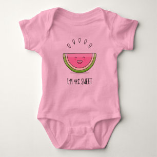 Sweet Watermelon Baby Sleeper Baby Strampler