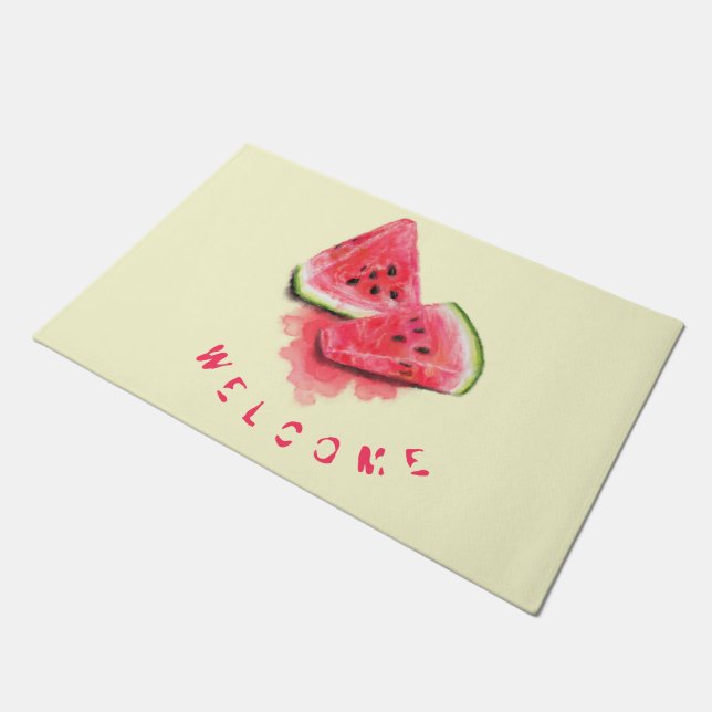 Sweet Watermelon Doormat Fußmatte (Schrägansicht)