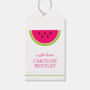 Sweet Watermelon Personalisiert Gift Tags Geschenkanhänger