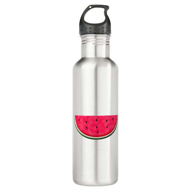 Sweet Watermelon Slice Zeichnend Edelstahlflasche (Vorderseite)