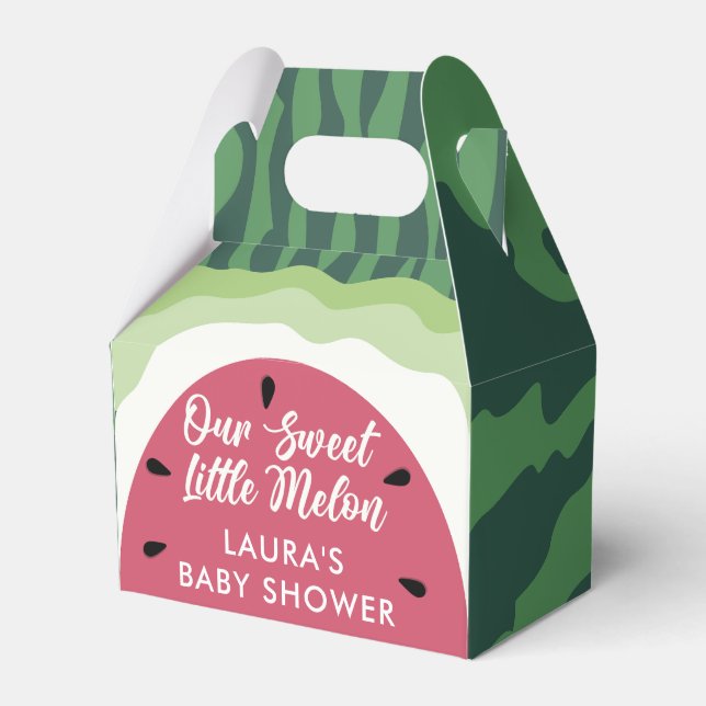 Sweet Watermelon Summer Melon Baby Shower Geschenkschachtel (Vorderseite)