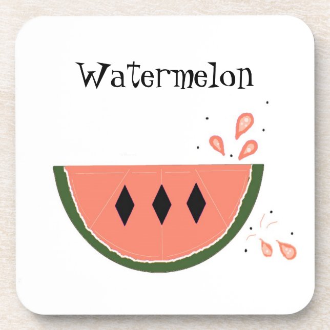 Sweet Watermelon Untersetzer (Vorderseite)