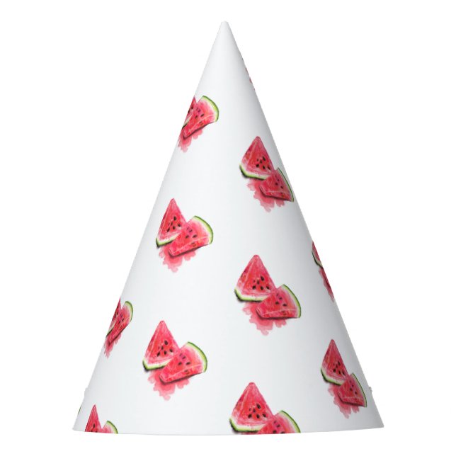 Sweet Watermelon's Paper Party Hat Partyhütchen (Vorderseite)