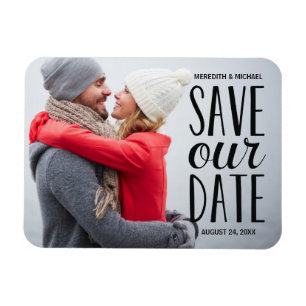 Sweet Whimsy   FOTO SAVE THE DATE Magnet