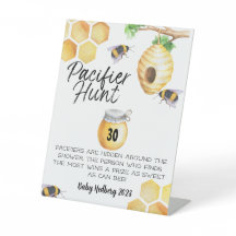 Sweet wie kann Bienen Schnuller Hunt Sign