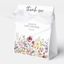 Sweet Wildblume Babydusche Geschenkschachtel