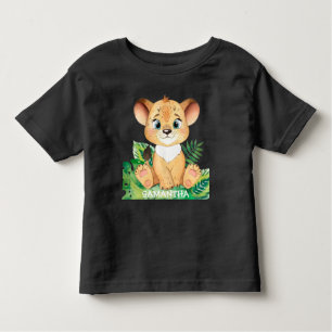 Sweet Wildlife Lion Kleinkind T-shirt