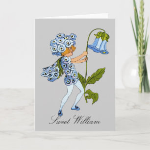 Sweet William - Blume Children Blank Notecard Karte