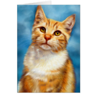 Sweet William - Orange Tabby Cat Art