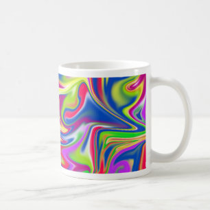 "Sweet Wirbel: The Bubblegum Marble Delight" Kaffeetasse